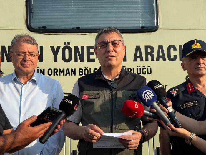 Vali Toros, Mersindeki orman yangnlar ile ilgili bilgi verdi