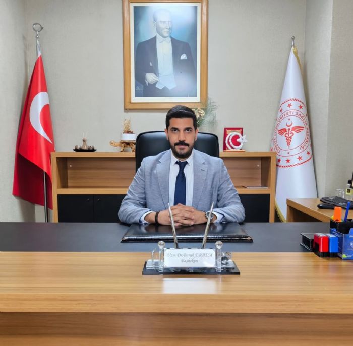 Bozyazl Hemehrimiz Uzm. Dr. Burak Erdem, Cihanbeyli Devlet Hastanesi Bahekimi Oldu