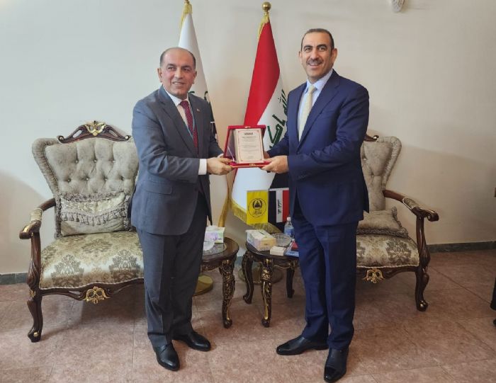 USİAD heyeti, Irak Sanayi Bakanı ile bir araya geldi; Bakandan Türk şirketlerine destek sözü