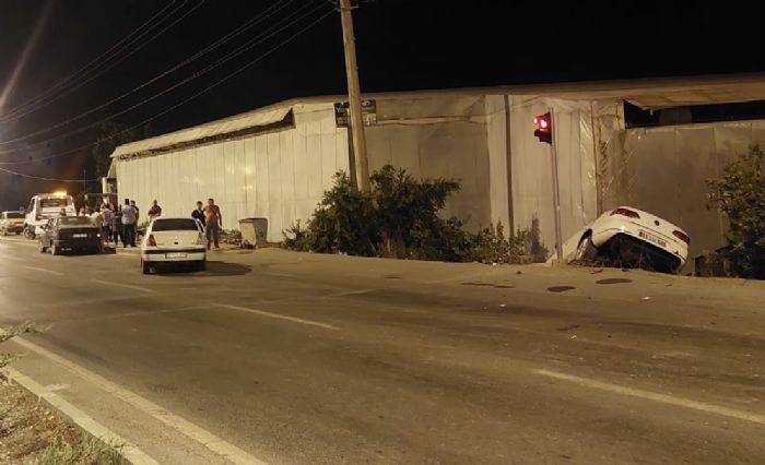Bozyazda Trafik Kazas: 1 Kii Hafif Yaraland
