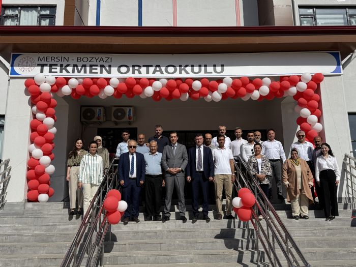 Tekmen Ortaokulu Yeni Binas Trenle Ald