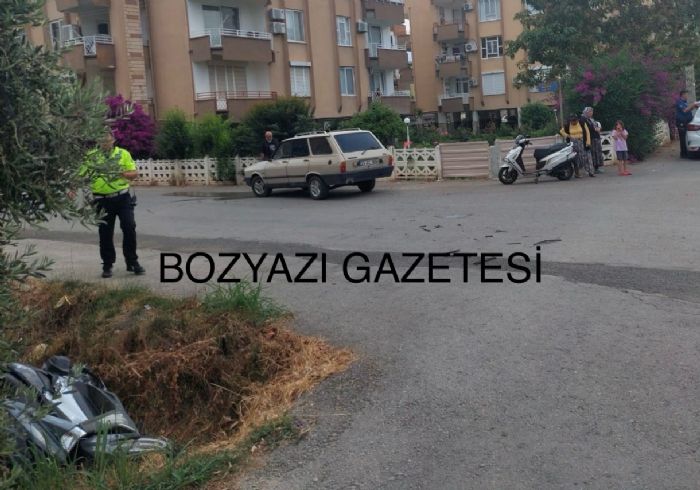 Bozyazda Trafik Kazas: Bir Kii Hafif Yaraland