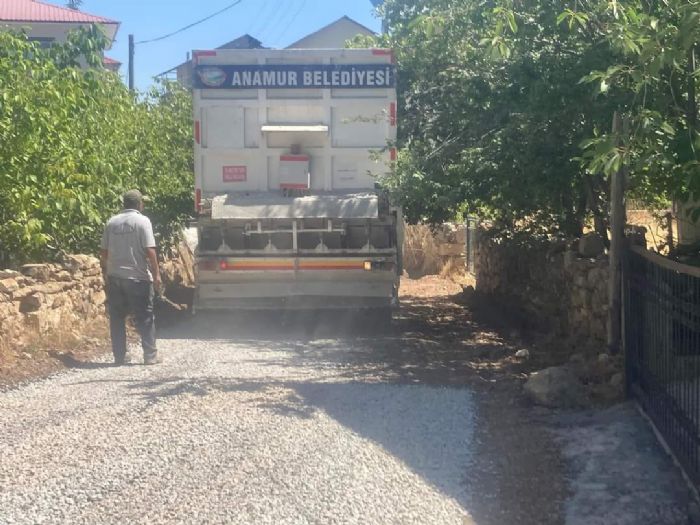 Anamur Belediyesi Yaylalarda Asfalt almasn Tamamlad