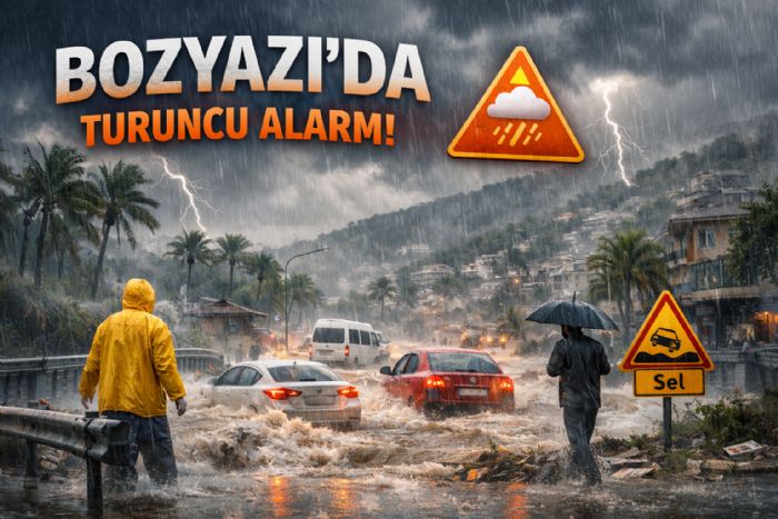 Bozyaz��ya �Turuncu Alarm�: Kuvvetli Ya��� Bekleniyor