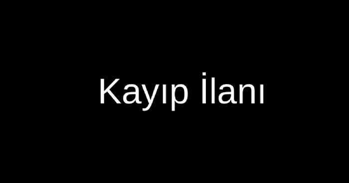 Kay�p ilan� 