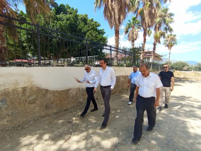 Kaymakam Topsakalolu Tekmen Ortaokulu naatn Yerinde nceledi