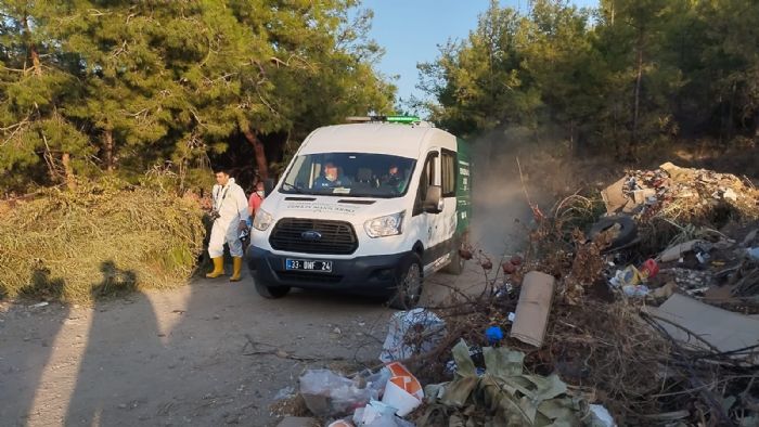 Bozyazda plkte bulunan cesedin elleri ve ayaklarnn bal olduu ortaya kt