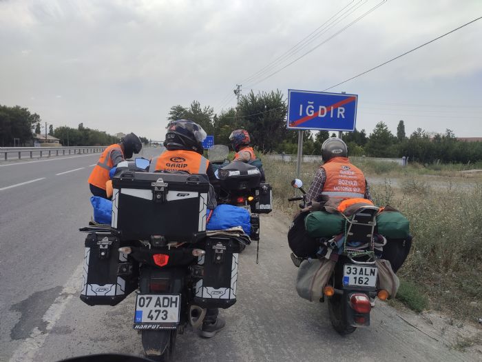 Bozyaz�l� motosiklet tutkunlar� geleneksel T�rkiye turunu tamamlad�